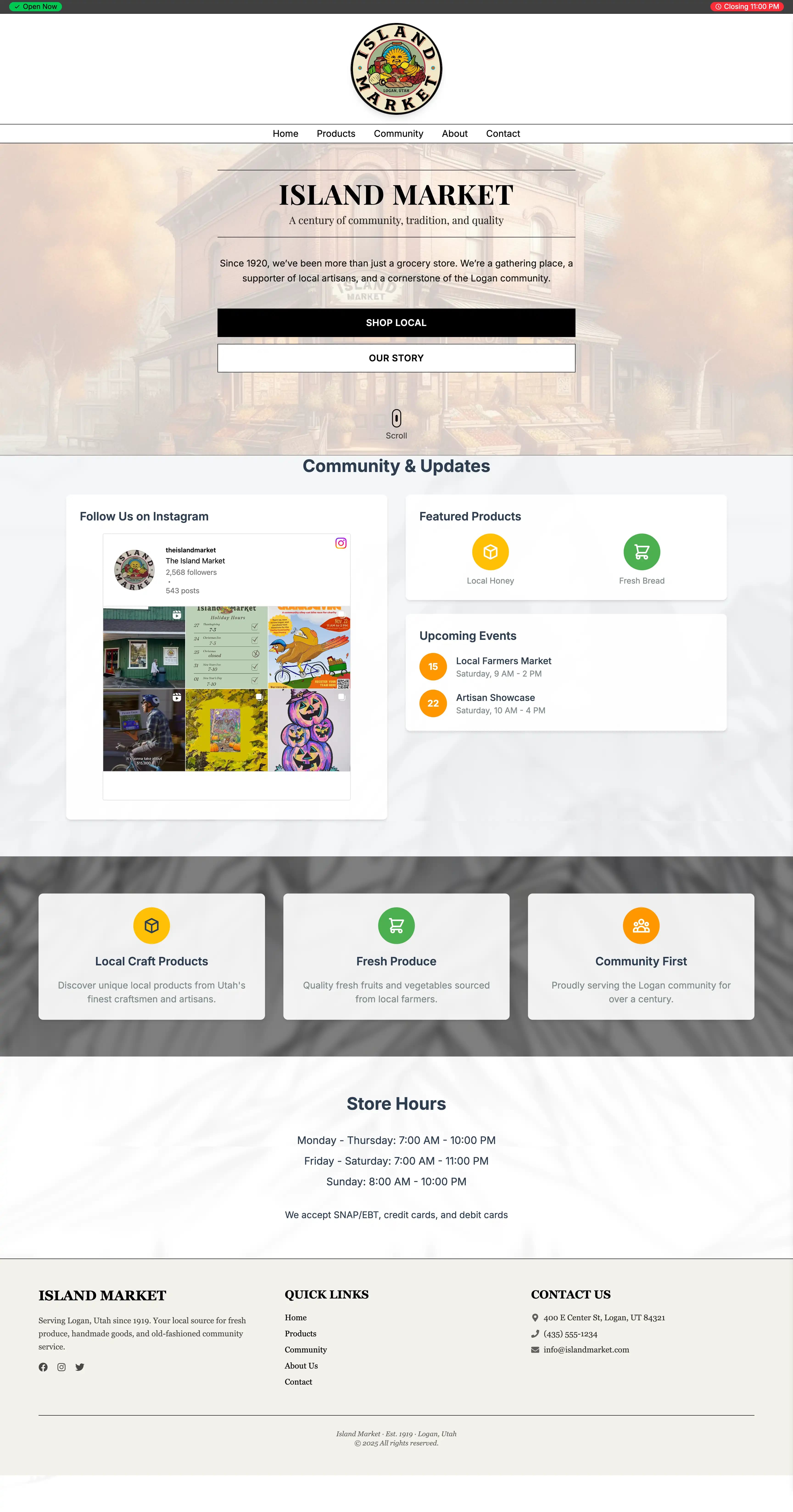 Island Market preview